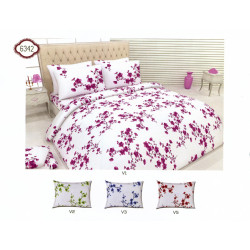 100% ПАМУЧНО Спално Бельо FLOWERS 4